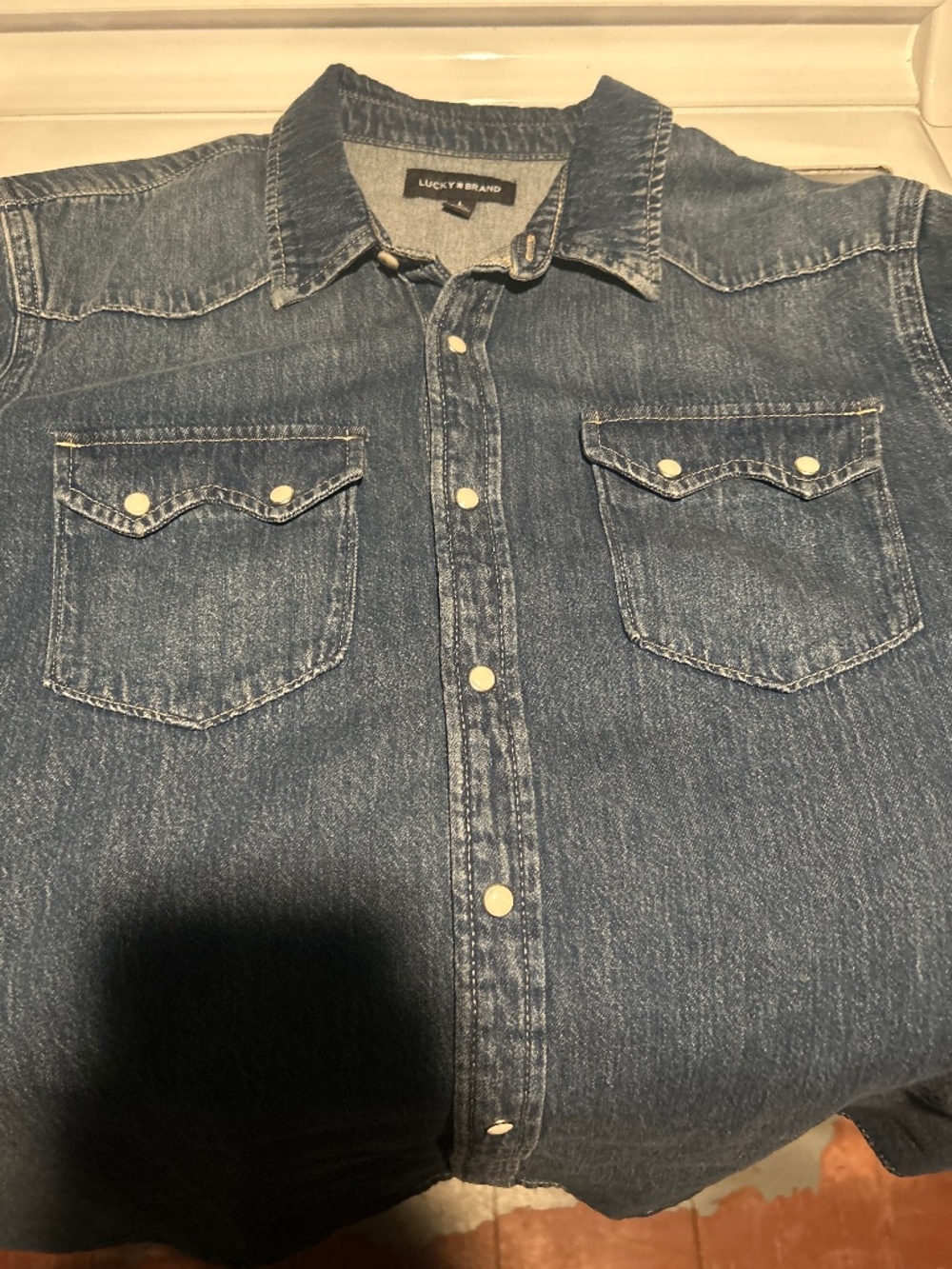 Western shirt lucky brand
